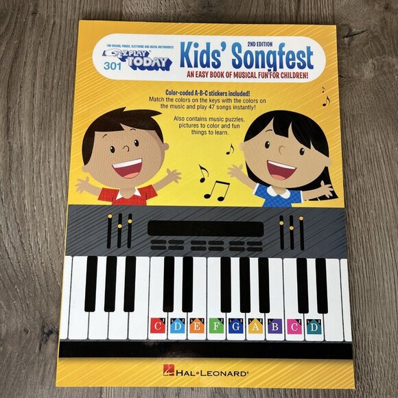 Kid's Songfest 2nd Edition Sheet Music E-Z Play Today Book Hal Leonard - Picture 2 of 6